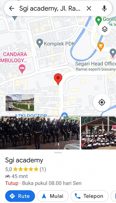 Lokasi SGI Academy